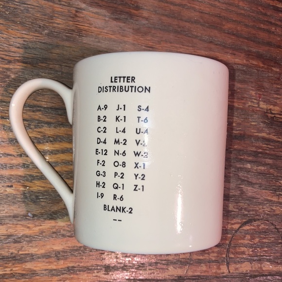 ☕️🧩 SCRABBLE Coffee Cup Letter ‘N’ Hipster Millennial Coffee Mug 🧩☕️ - Picture 3 of 7